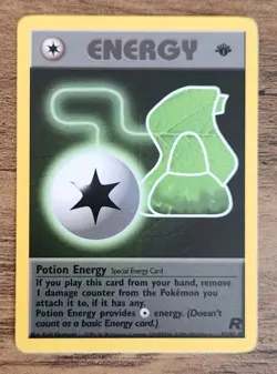 Potion Energy 82/82 LP 1st Edition 2000 Pokemon Team Rocket WOTC Card TCG - Image 3