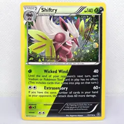 Shiftry 11/114 XY Steam Siege Cosmos Holo Rare Pokemon Card TCG English NM - Image 1