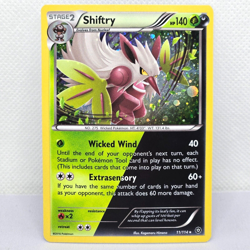 Shiftry 11/114 XY Steam Siege Cosmos Holo Rare Pokemon Card TCG English NM - Image 3