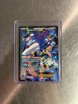 Pokémon TCG Team Aqua's Kyogre-EX Double Crisis Holo Card 6/34 - Image 1