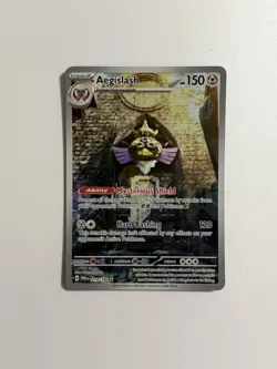 Aegislash 210/182 Pokémon Paradox Rift Illustration Rare Full Art Holo Near Mint - Image 1