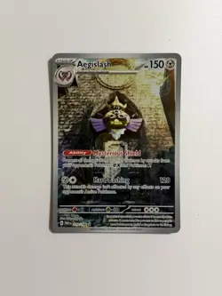 Aegislash 210/182 Pokémon Paradox Rift Illustration Rare Full Art Holo Near Mint - Image 3
