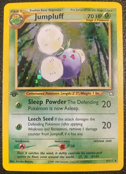 Pokémon TCG - Jumpluff 7/111 Neo Genesis 1st ed. (2000) Vintage Holo Rare - LP2 - Image 11