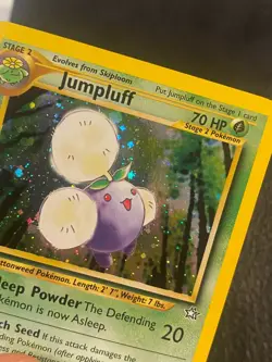Pokémon TCG - Jumpluff 7/111 Neo Genesis 1st ed. (2000) Vintage Holo Rare - LP2 - Image 4