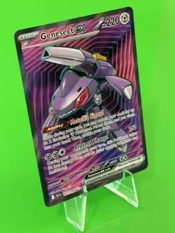 Pokemon Genesect ex Scarlet & Violet Black Bolt Ultra Rare Full Art 161/086 NM!! - Image 2