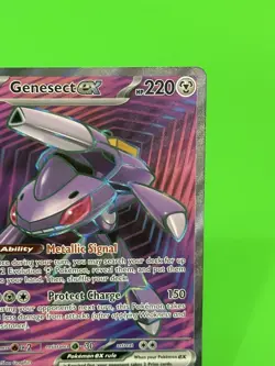 Pokemon Genesect ex Scarlet & Violet Black Bolt Ultra Rare Full Art 161/086 NM!! - Image 7