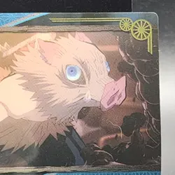 Inosuke Hashibira Demon Slayer Card CCG Japanese BANDAI #2583145 #021 0717 - Image 4