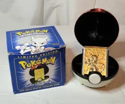 Pokemon Mewtwo 23K Gold Plated Card 1999 Burger King! - Image 1