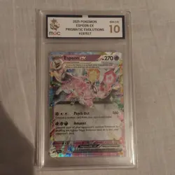 Espeon Ex Prismatic Evolutions MGC 10 Graded Pokemon Card PSA - Image 1