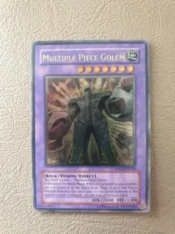 YUGIOH MULTIPLE PIECE GOLEM ULTIMATE RARE TDGS-EN038 NM - Image 1