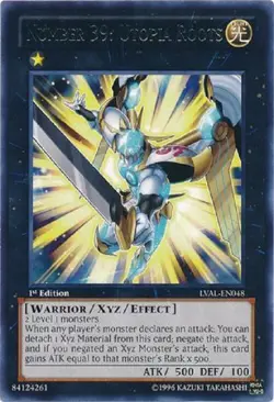 Yugioh - Number 39 Utopia Roots - Rare - 1st Edition NM - Free Holographic Card - Image 2