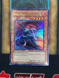 Yugioh Rose, Warrior Revenge CSOC-EN000 Ultra Rare 1st Ed LP - Image 1