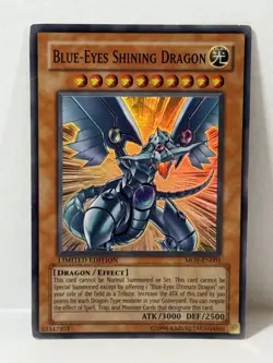 Yu-Gi-Oh! - Blue-Eyes Shining Dragon MOV-EN001 Super Rare - Image 3