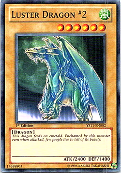 Luster Dragon #2 YS11-EN002 Yu-Gi-Oh! Light Play 1st Edition - Image 2