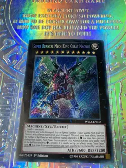 Super Quantal Mech King Great Magnus - WIRA-EN037 - Secret Rare - 1st Yugioh - Image 1