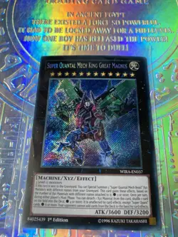 Super Quantal Mech King Great Magnus - WIRA-EN037 - Secret Rare - 1st Yugioh - Image 4