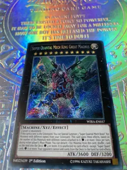 Super Quantal Mech King Great Magnus - WIRA-EN037 - Secret Rare - 1st Yugioh - Image 6