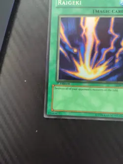 Raigeki LOB-053 The Legend of Blue Eyes White Dragon-1st Edition 1st Edition - Image 11