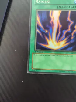 Raigeki LOB-053 The Legend of Blue Eyes White Dragon-1st Edition 1st Edition - Image 5