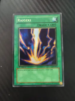 Raigeki LOB-053 The Legend of Blue Eyes White Dragon-1st Edition 1st Edition - Image 7