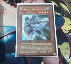 Yu-Gi-Oh! Elemental Hero Bubbleman CRV-EN014 Ultimate Rare 1st Edition MP - Image 2