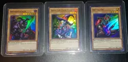 YU-GI-OH! KC01 Saggi The Dark Clown, Swordstalker, Battle Ox Lot NM - Image 1