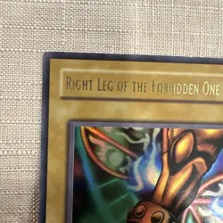 (2X) Vintage LOB-120 Ultra Rare Holo Right Leg of the Forbidden One Yu GiOh VLP - Image 4
