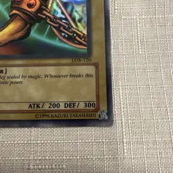 (2X) Vintage LOB-120 Ultra Rare Holo Right Leg of the Forbidden One Yu GiOh VLP - Image 7