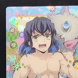 Inosuke Hashibira Demon Slayer Card CCG Japanese BANDAI #2616348 #18 0717 - Image 3
