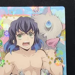 Inosuke Hashibira Demon Slayer Card CCG Japanese BANDAI #2616348 #18 0717 - Image 4