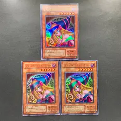 NM 3 card Dark Magician Girl P4-01 Ultra Rare YuGiOh 660 - Image 1