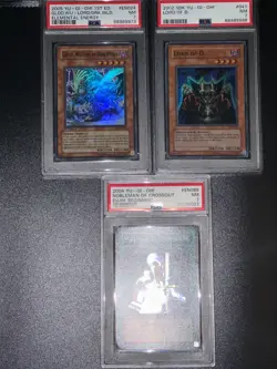 Vintage Yu-GI-Oh PSA lot & Binder W high end raw cards (Read description for mo - Image 2