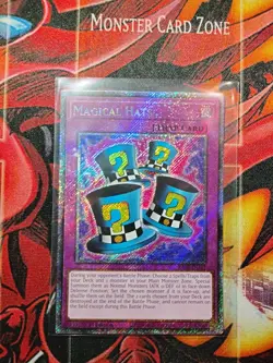 Magical Hats Yugioh RA03-EN107 Platinum Secret Rare PSR NM - Image 5