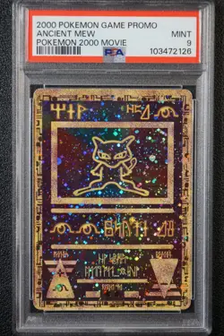 2000 Pokemon Ancient Mew PSA 9 MINT PokÃ©mon Movie Game Promo Double Holo Card - Image 15