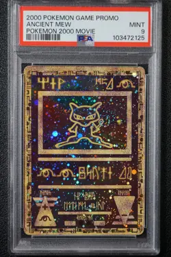 2000 Pokemon Ancient Mew PSA 9 MINT PokÃ©mon Movie Game Promo Double Holo Card - Image 12
