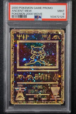2000 Pokemon Ancient Mew PSA 9 MINT PokÃ©mon Movie Game Promo Double Holo Card - Image 14