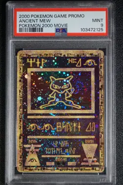 2000 Pokemon Ancient Mew PSA 9 MINT PokÃ©mon Movie Game Promo Double Holo Card - Image 20