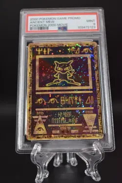 2000 Pokemon Ancient Mew PSA 9 MINT Pokémon Movie Game Promo Double Holo Card - Image 10