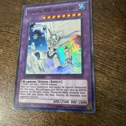 1x (MP) Elemental HERO Absolute Zero GENF-ENSE1 Super Rare Limited Ed. YuGiOh - Image 5