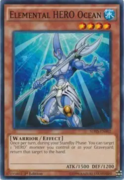 Structure Deck: HERO Strike #SDHS-EN002 Elemental HERO Ocean - Image 1