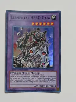YuGiOh! Elemental Hero Gaia CT08-EN011 Limited Edition Super Rare - Image 3