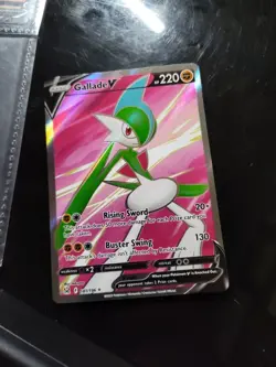 Gallade V 181/196 Lost Origin Full Art Holo Ultra Rare Pokemon Card English NM - Image 3