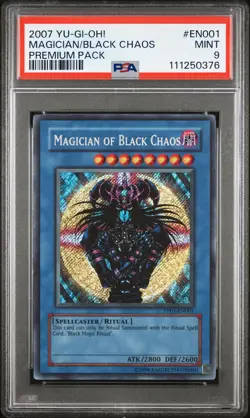 Yu-Gi-Oh! Premium Pack Magician of Black Chaos 2007 PP01-EN001 Unlimited PSA 9 - Image 3