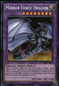 Yu-Gi-Oh! - Mirror Force Dragon 2015 DRL2-EN005 Secret Rare 1st Edition - Image 1