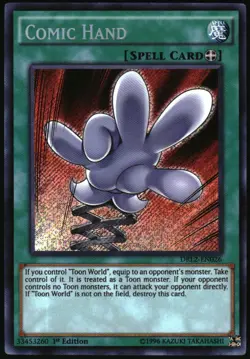 Yu-Gi-Oh! - Dragons of Legend 2 Comic Hand DRL2-EN026 Secret Rare 1st Edition - Image 3