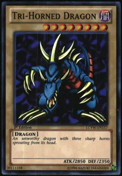 Yu-Gi-Oh! - Legendary 3 Mega-Pack Yugioh Tri-Horned Dragon 2012 LCYW-EN157 - Image 1