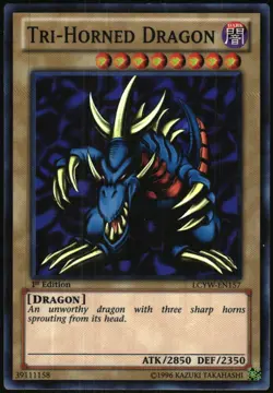 Yu-Gi-Oh! - Legendary 3 Mega-Pack Yugioh Tri-Horned Dragon 2012 LCYW-EN157 - Image 3