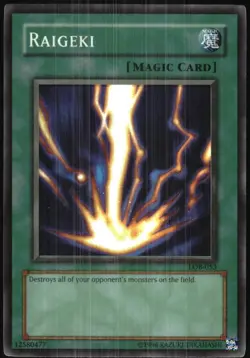 Yu-Gi-Oh! - Legends of Blue Eyes White Dragon Raigeki 2002 LOB-053 Unlimited - Image 1
