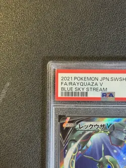 PSA 10 Rayquaza V 076/067 SR Blue Sky Stream 2021 Pokemon Card Japanese Gem Mint - Image 3