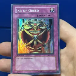 Yu-Gi-Oh! - Labyrinth of Nightmare Jar of Greed 2003 LON-047 1st Edition MP - Image 24